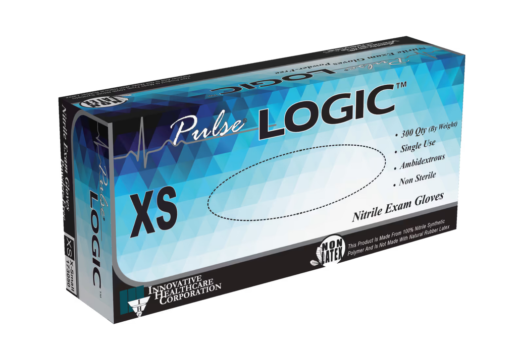 Pulse LOGIC Nitrile Exam Gloves - Series 173 - 300/BX