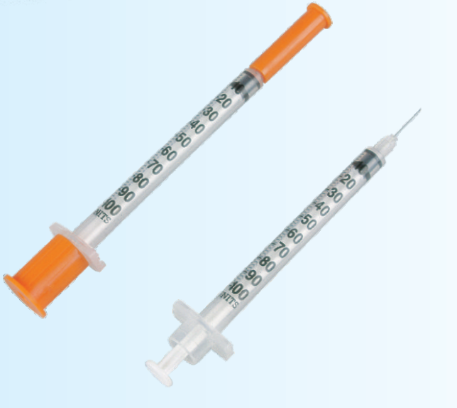 Insulin Syringe & Needle, 10/pkg, 10pkg/bx (4422883836017)