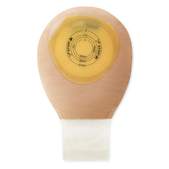 Pouchkins: One-Piece Drainable Pediatric Pouch, Lock'n Roll Closure, SoftFlex Standard Wear Flat Skin Barrier, Cut-to-fit, 10/bx (4551902232689)