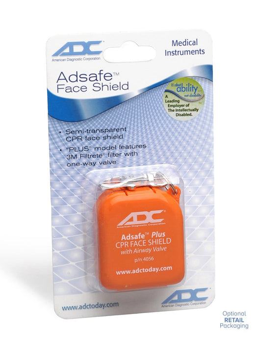 Adsafe™ Plus CPR Face Shield with 1 Way Valve