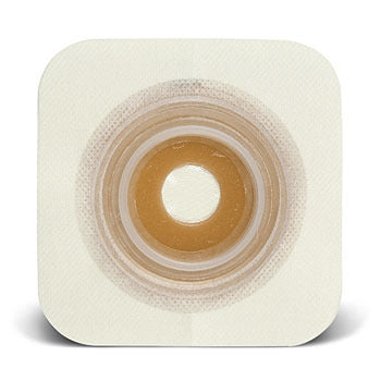 Natura® Stomahesive®: Flat Skin Barrier with ConvaTec Moldable Technology™ Hydrocolloid or Acrylic tape collar, white, Standard Wear, 10/bx (4572213051505)