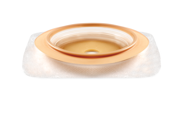 Natura® Durahesive®: Skin Barrier with Cut-to-Fit Opening and Accordion Flange, Acrylic tape collar, white, Extended Wear, 10/bx (4572242215025)