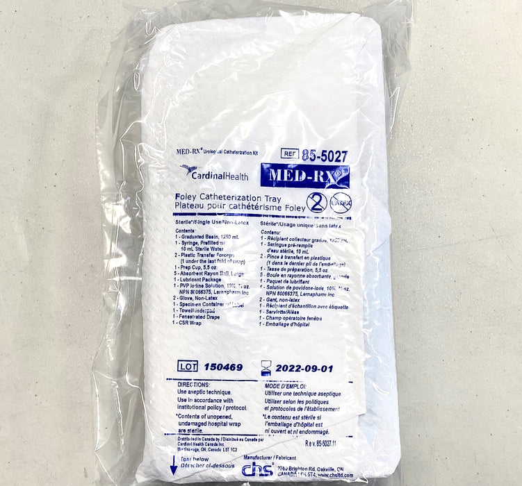 MED-RX 5-10cc Foley Catheter Insertion Tray