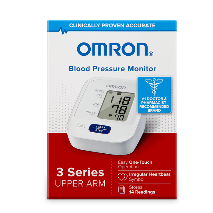 OMRON 3 Series Upper Arm Blood Pressure Monitor