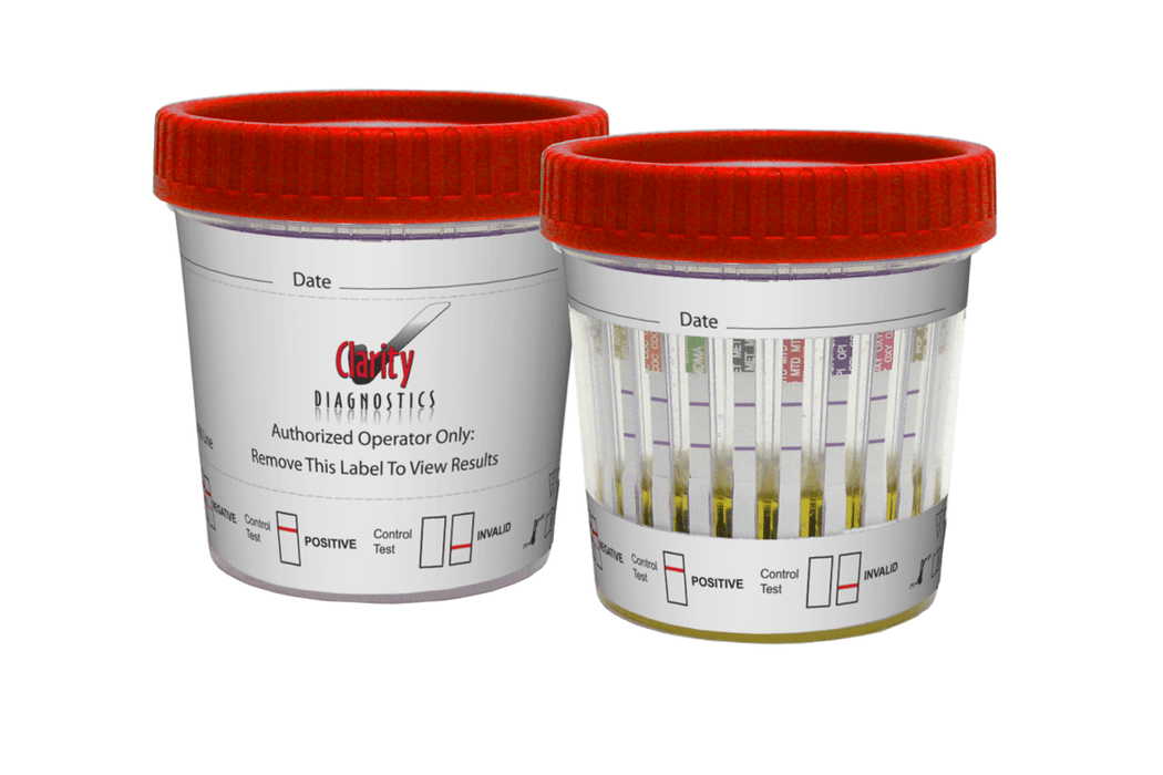 Clarity Drugs of Abuse Urine Test Cups