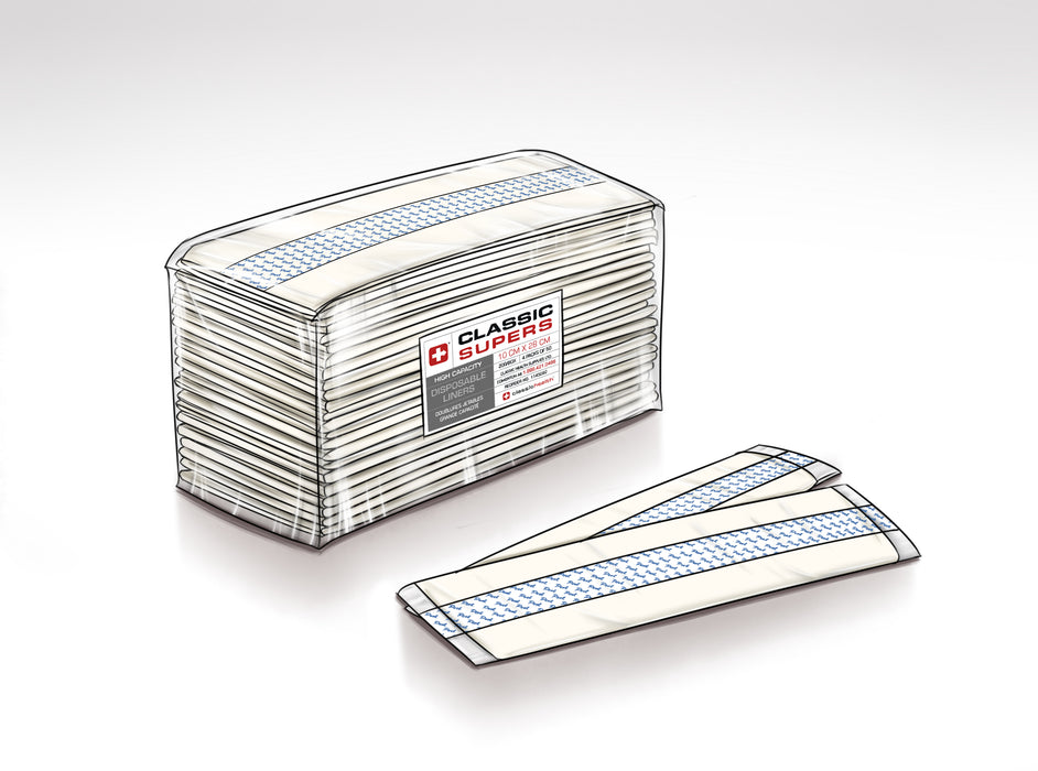 Classic Supers With Adhesive Strip. Non-Sterile - 200 per case.