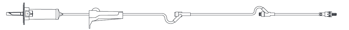 AMSafe-3® IV Set, Adjust to 10, 15, 60 Drops Per mL, 83" Length, 24 mL Priming Volume, AMSafe-3 IV Set, Roller Clamp, 1 Pre-Pierced Y Site, 1 AMSafe Needle-Free Y Site, Rotating Male Luer Lock, PE Poly Pouch, 50/cs (4447606276209)