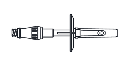 AMSafe Needle-Free Connector, I.V. Bag Spike, 0.34ml PV, DEHP-Free, Latex-Free (LF), Sterile, 50/cs (4447598280817)
