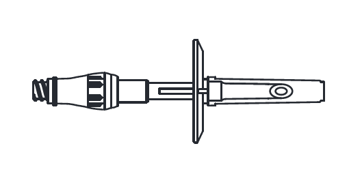 AMSafe Needle-Free Connector, I.V. Bag Spike, 0.34ml PV, DEHP-Free, Latex-Free (LF), Sterile, 50/cs (4447598280817)