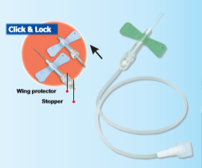 Scalp Vein (Butterfly) Winged Infusion Set, 12" Tubing, 50/bx (4422882787441)