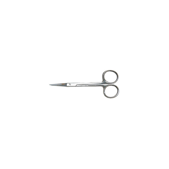 Iris Scissor, Curved, Stainless Steel Floor Grade