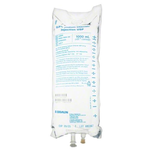 B. Braun 0.9% Sodium Chloride (Saline) Injection USP (4447582093425)