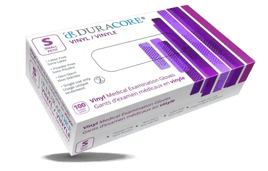 Duracore Vinyl Examination Gloves