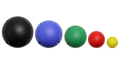 CanDo MVP Balance System - 5-Ball Set (1 each: yellow, red, green, blue, black)