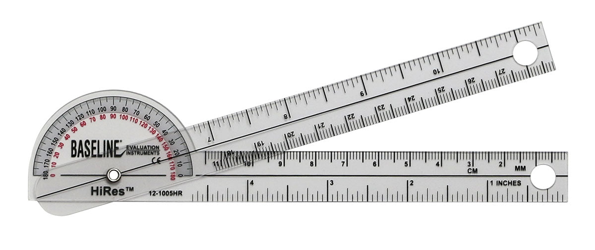 Baseline Plastic Goniometer - Pocket Style