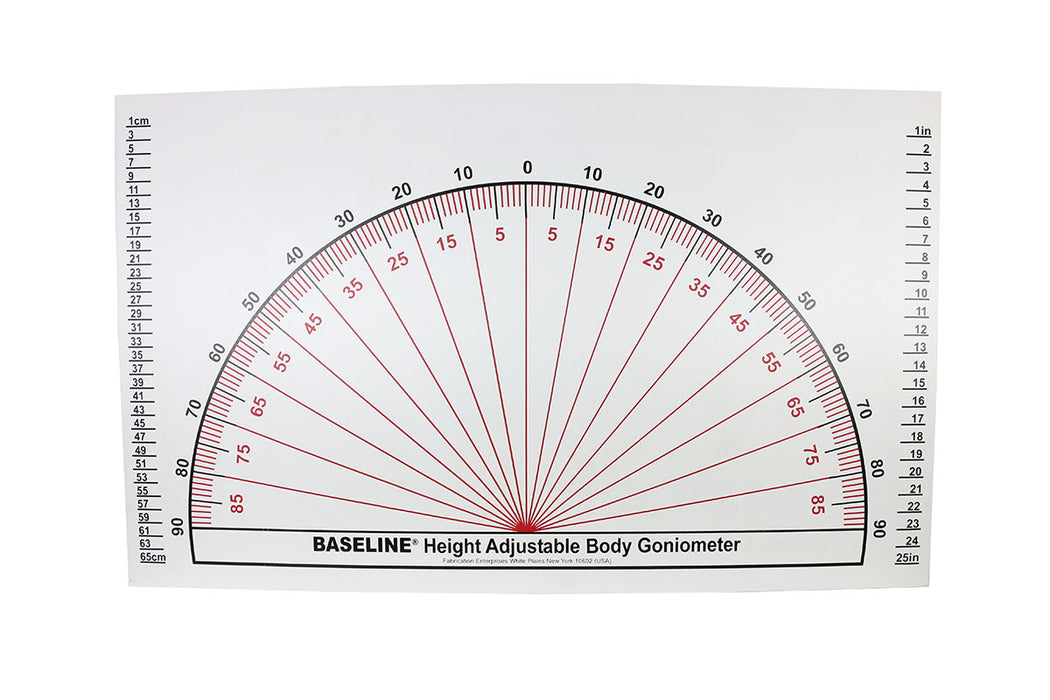 Baseline Adjustable Wall Goniometer
