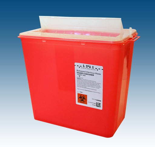 Sharps Containers, Red, 8qt, Big Mouth Container (4447585337457)