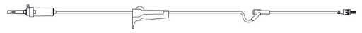 IV Admin Set, 15 Drops Per mL, 83" Length, 17mL Priming Volume, Vented/ Non-Vented Basic Set, Roller Clamp, (1) Pre-Pierced Y Site 6" From Distal End, Rotating Male Luer Lock, PE Poly Pouch, 50/cs (4447600181361)