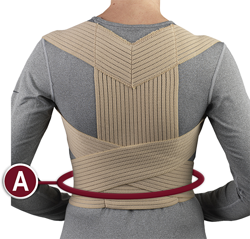 Airway Surgical Lightweight Posture Support (Beige Elastic)