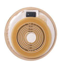 Assura®: Flat Stoma Cap, Cut-to-fit, 13⁄16 - 2¼" (20-55 mm), 30/bx (4568708317297)