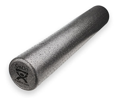 CanDo Foam Roller - Black Composite - Extra Firm