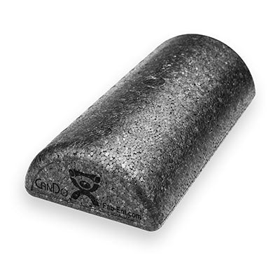 CanDo Foam Roller - Black Composite - Extra Firm