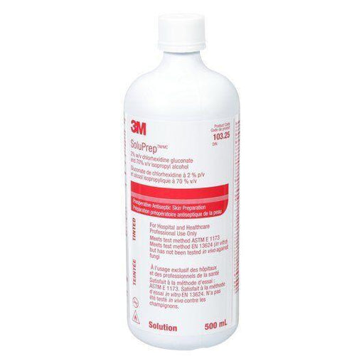 3M™ SoluPrep™ Solution (2% w/v chlorhexidine gluconate and 70% v/v isopropyl alcohol), 500 ml (4447578816625)