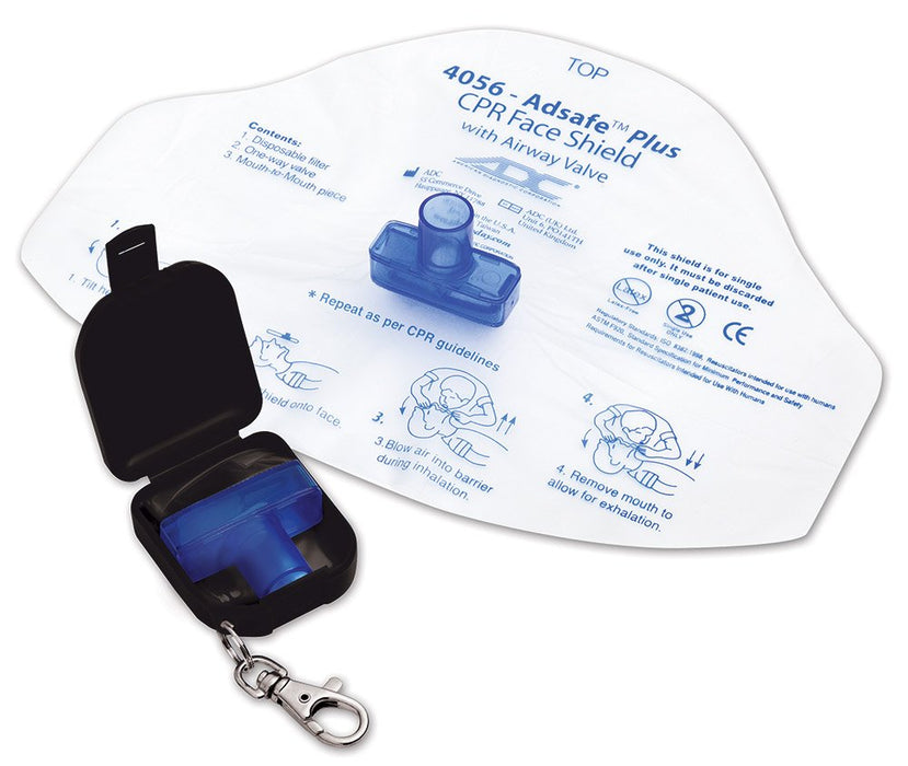 Adsafe™ Plus CPR Face Shield with 1 Way Valve