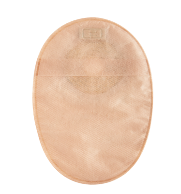Esteem®+: One-Piece Closed-End Pouch with Modified Stomahesive® Pre-Cut Flat Skin Barrier and Filter, Standard Wear, 8", 30/bx (4573349412977)
