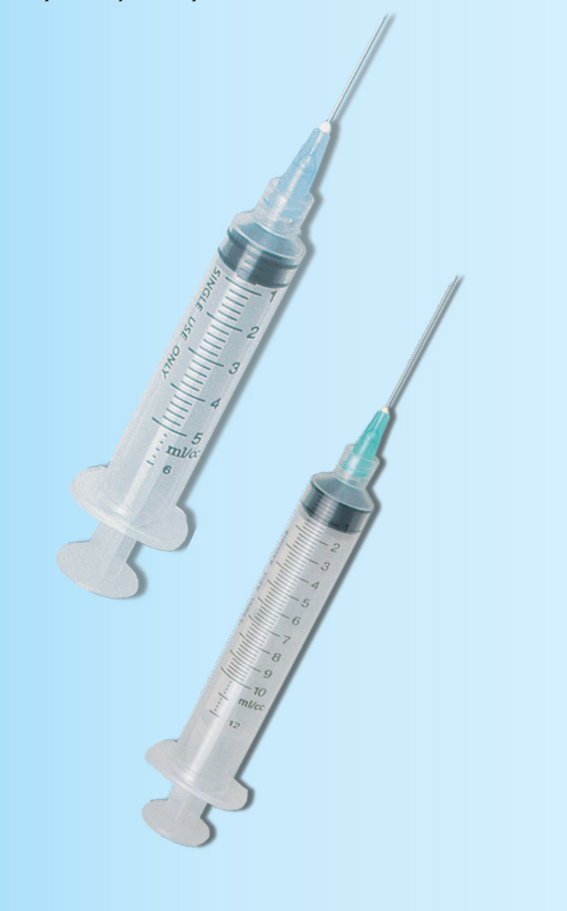 Syringe & Needle, Luer Lock, 5cc, 100/bx (4422883475569)