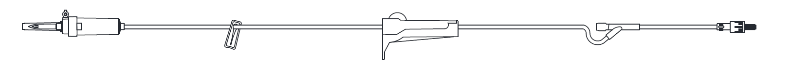 IV Admin Set, 15 Drops Per mL, 78" Length, 16 mL Priming Volume, Vented/Non-Vented, 1 Slide Clamp, Roller Clamp, 1 Y Site, Rotating Male Luer Lock, PE Poly Pouch, 50/cs (75 cs/plt) (4447600246897)