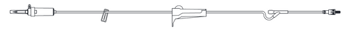 IV Admin Set, 15 Drops Per mL, 78" Length, 16 mL Priming Volume, Vented/Non-Vented, 1 Slide Clamp, Roller Clamp, 1 Y Site, Rotating Male Luer Lock, PE Poly Pouch, 50/cs (75 cs/plt) (4447600246897)