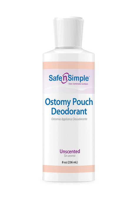 Ostomy Pouch Deodorant, Push Top Dispenser Bottle