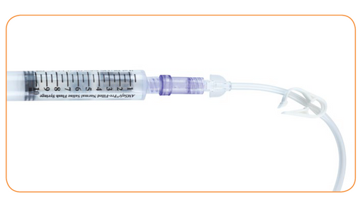 Pre-Filled Flush Syringe, Sterile Field, 5ml 0.9% Sodium Chloride Fill in 12ml Syringe, 180/cs (4447597035633)