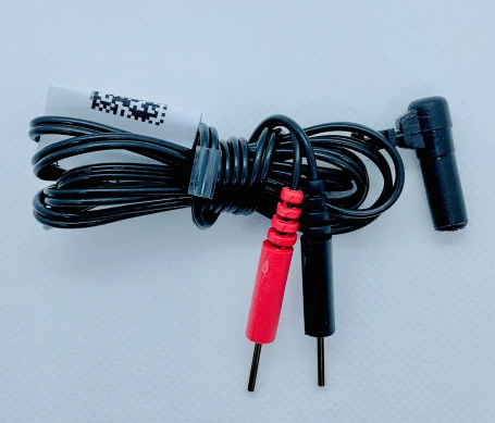 W184 - 40" Black Tens Empi Compatible Leadwire To Dual Red/Black Pins