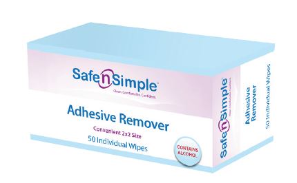 Adhesive Remover, 2" x 2", 50/bx
