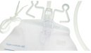 AMSure Night Drainage Bag, 2000ml, Anti-Reflux Chamber, Pre-Pierced Needle-Free Sampling Port (Luer Slip or BLunt Cannula Compatible), Single Hook and Rope Hanger, T-Tap Drain Port, Sterile Fluid Pathway, Latex Free (4519570178161)