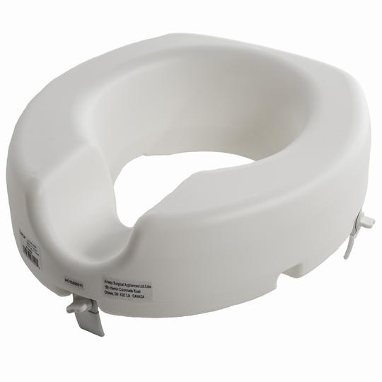 Airway 5" Universal Raised Toilet Seat.  Fits Round & Elongated Bowl