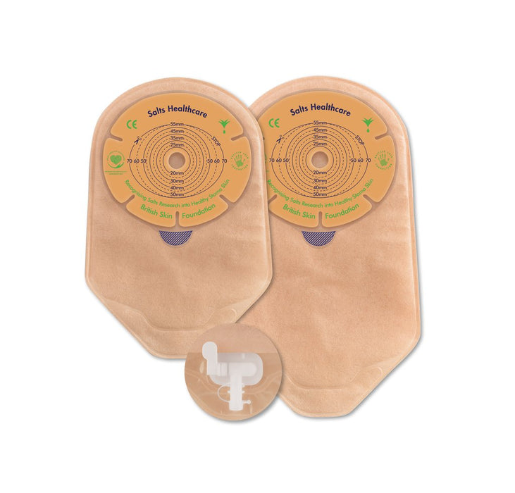 Confidence® Natural Advance: 1-Piece Urostomy Pouch, Extended Wear without Convexity, 10/bx