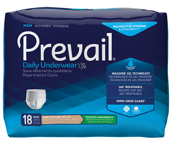 Prevail Unisex Daily Underwear Extra Absorbency