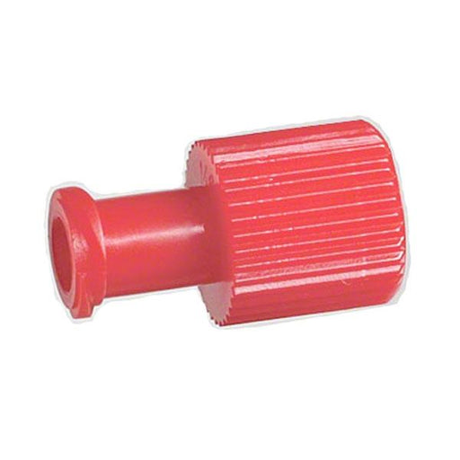 BBraun Dual Function Red Cap, Luer Cap, with Male and Female End Connector, SadSite Injection Compatible - 100/box (4447581208689)