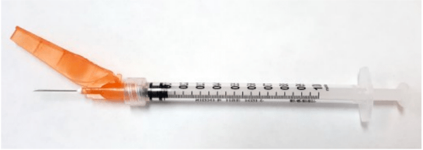 Safety Syringe with Safety Needle, 50/bx (4422881804401)
