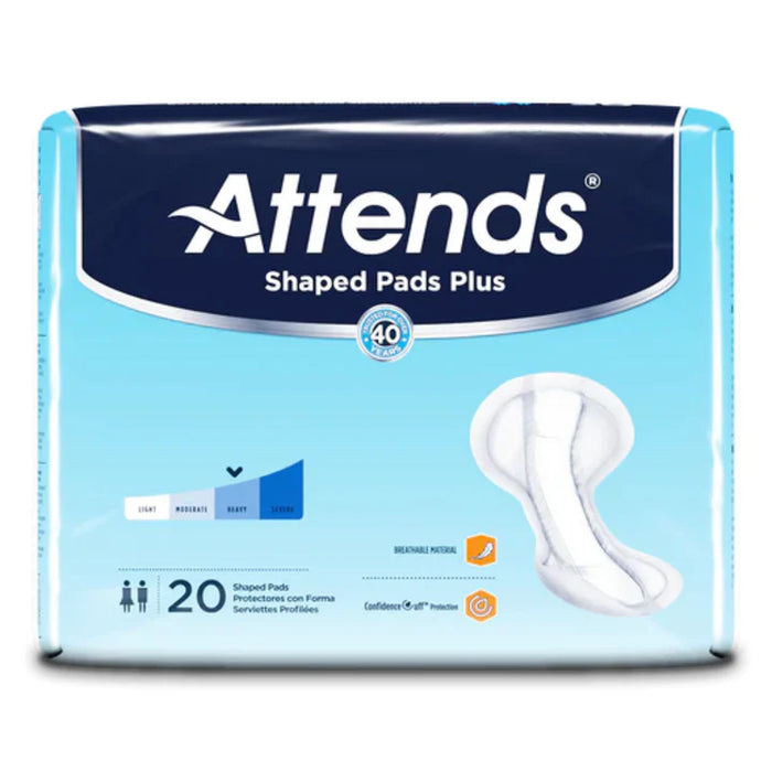 Attends Shaped Pads for Overnight